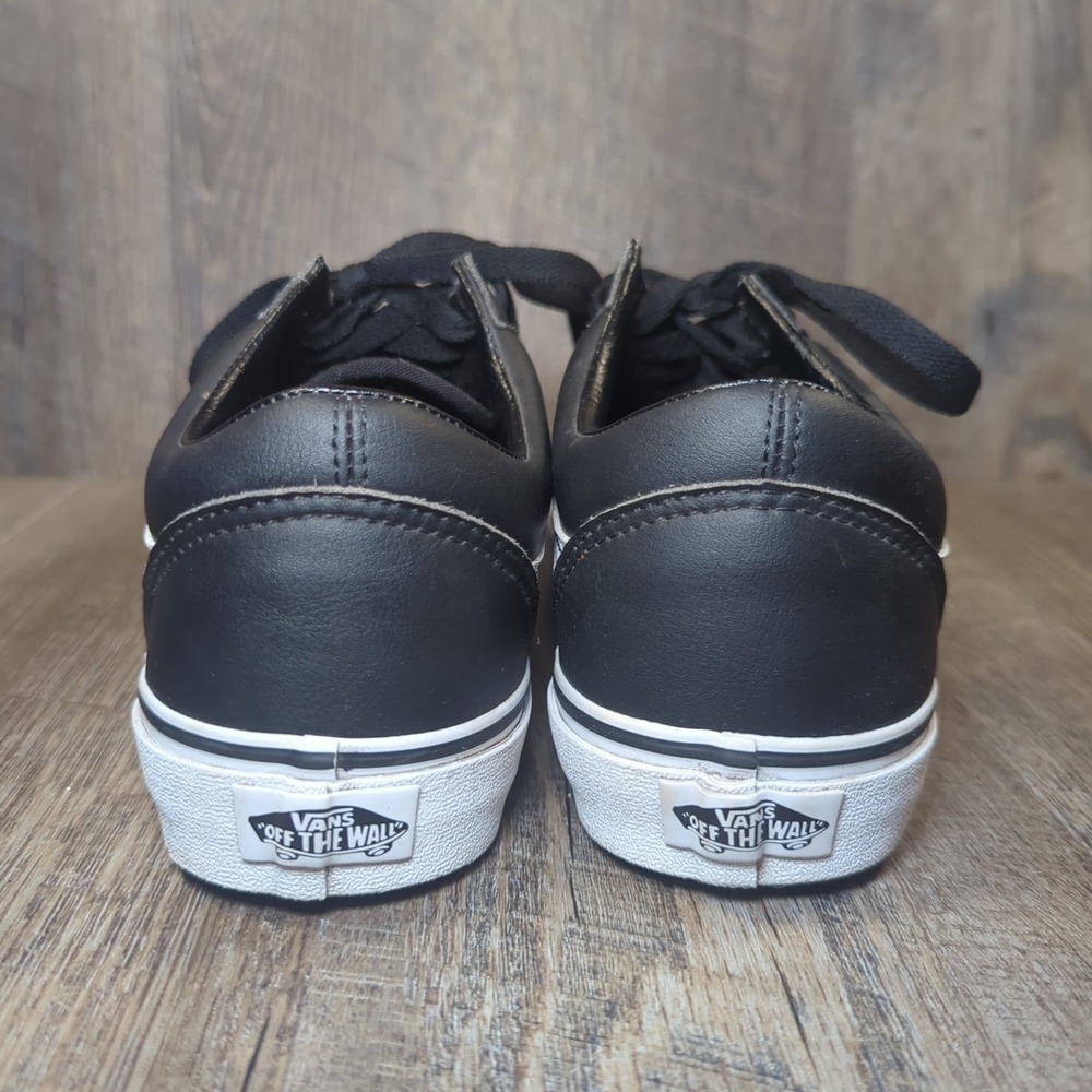 Vans Old Skool Men's 7.5 Women's 9 Black White Low Top Skate Sneakers Classic - Picture 7 of 13